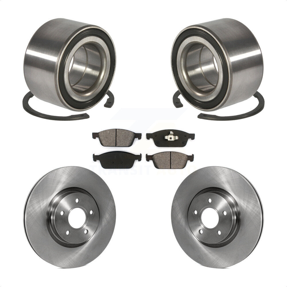 Kit de plaquettes de Rotor de frein, roulement de roue avant, pour Ford Escape Transit Connect Lincol