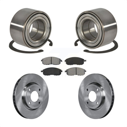 Kit de rotor et de plaquettes de frein à disque, roulement de roue avant, pour Nissan Versa 1.8 2010 – 2011