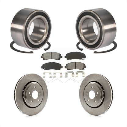 Kit de rotors et plaquettes de frein à disque de roulement de roue avant pour Acura TLX 2015 – 2020
