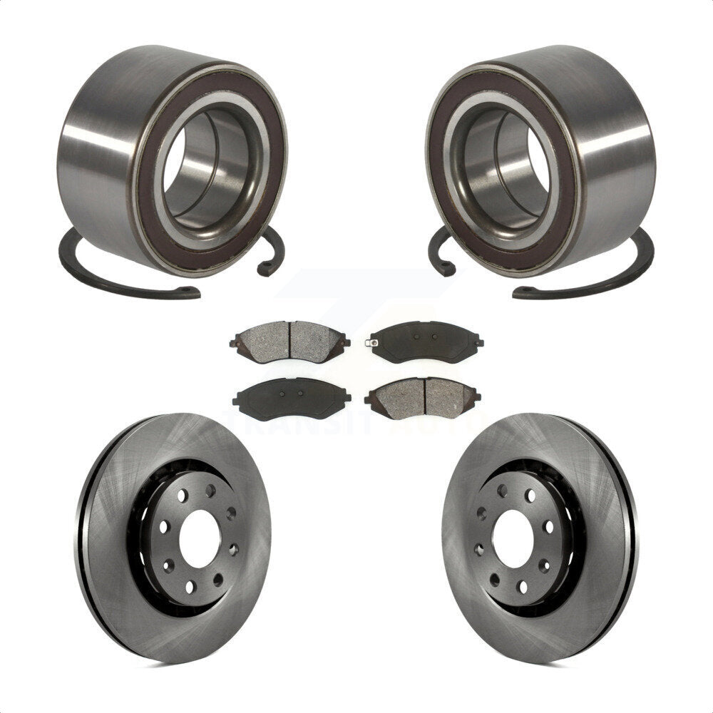 Kit de rotor et plaquettes de frein à disque, roulement de roue avant, pour Chevrolet Spark E 2014 – 2016