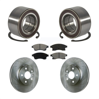 Kit de rotors et plaquettes de frein à disque de roulement de roue avant pour Chevrolet Sonic