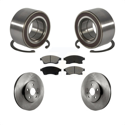 Kit de rotor et plaquettes de frein à disque, roulement de roue avant, pour Chevrolet Sonic R 2013 – 2014