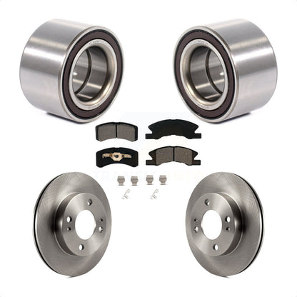Kit de rotor et de plaquettes de frein à disque, roulement de roue avant, pour Mitsubishi Mirag 2014 – 2015