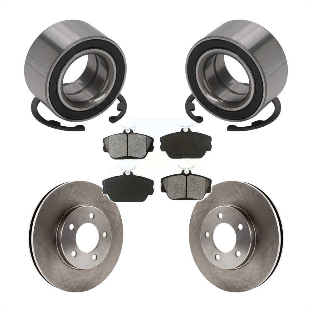 Kit de rotors et plaquettes de frein à disque de roulement de roue avant pour Ford Taurus SH 1994-1995