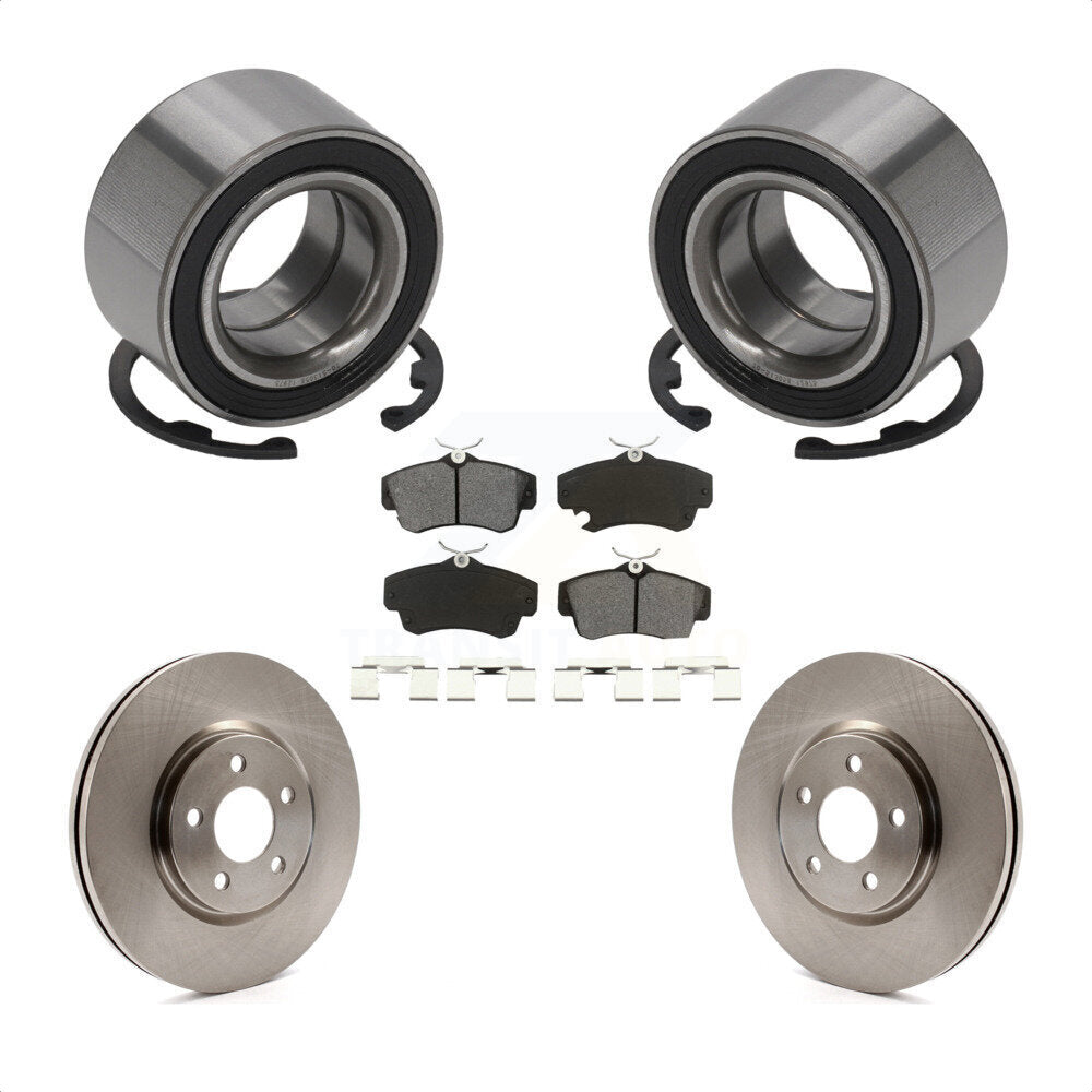 Kit de plaquettes de Rotor de frein à disque, roulement de roue avant, pour Chrysler PT Cruiser Dodge Neo