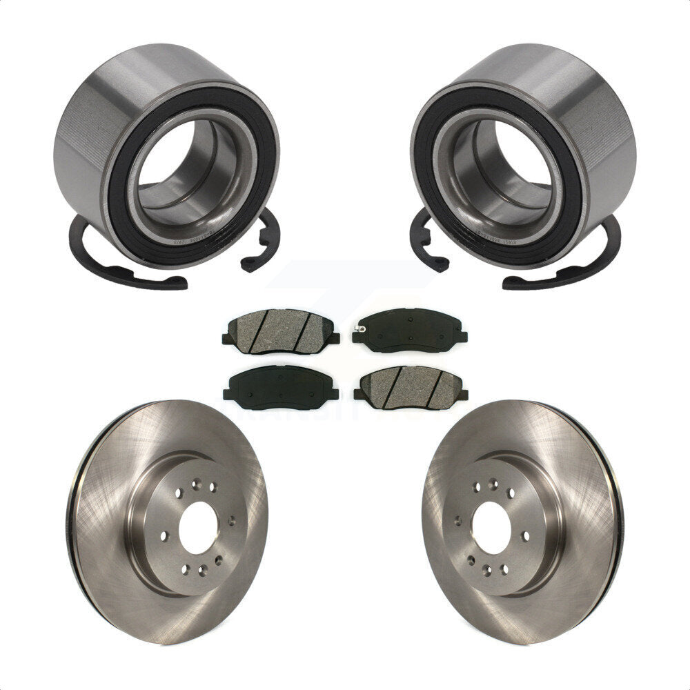 Kit de rotors et plaquettes de frein à disque de roulement de roue avant pour Kia Borrego 2009 – 2011