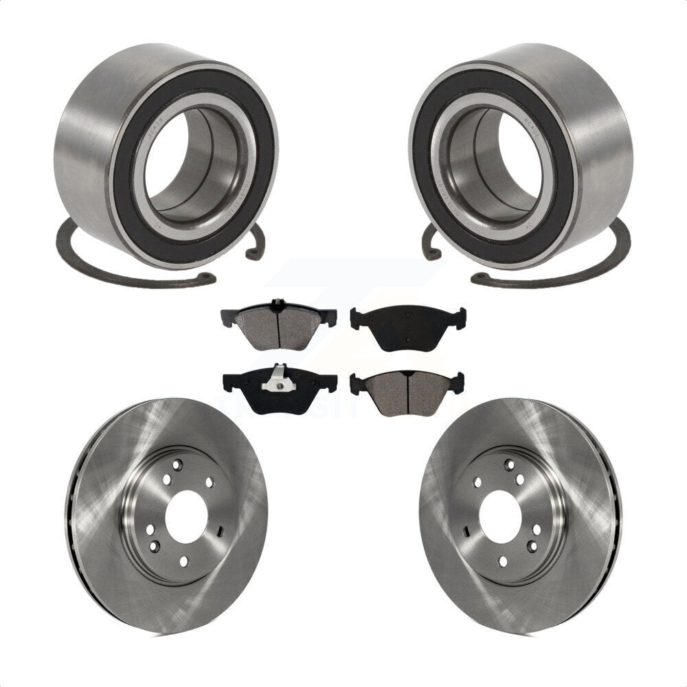 Kit de rotors et plaquettes de frein à disque de roulement de roue avant pour Mercedes-Benz E320
