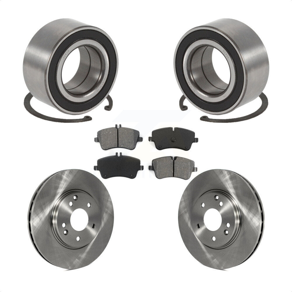 Kit de Rotor et plaquettes de frein de roulement de roue avant, pour Mercedes-Benz C280 C240 C320 C35