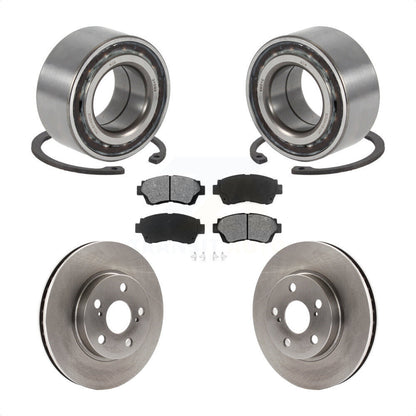 Kit de rotors et plaquettes de frein à disque de roulement de roue avant pour Toyota Celica 1998