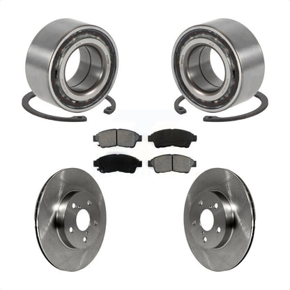Kit de rotors et plaquettes de frein à disque de roulement de roue avant pour Toyota RAV4 1996-2000