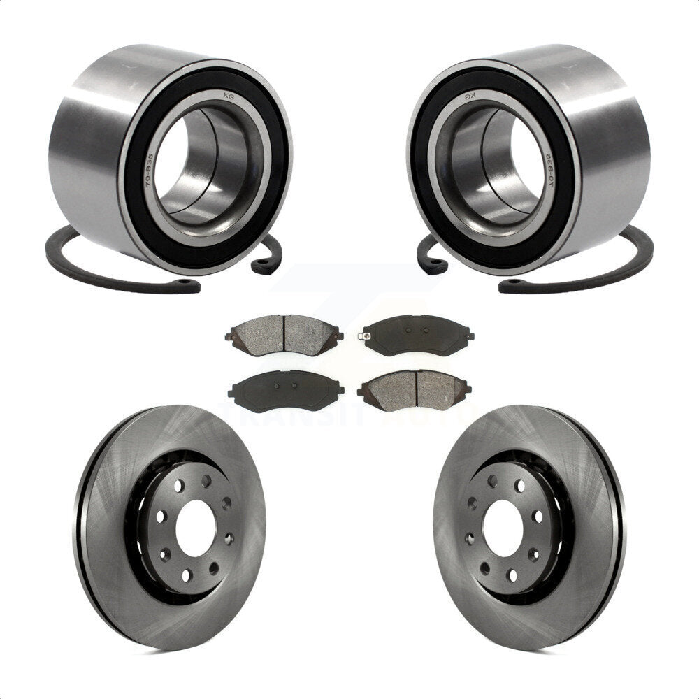 Kit de plaquettes de Rotor de frein, roulement de roue avant, pour Chevrolet Aveo Pontiac Aveo5 Wave G