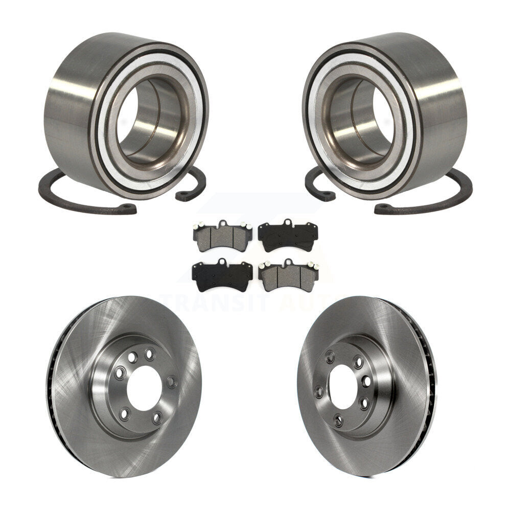 Kit de Rotor et de plaquettes de frein, roulement de roue avant, pour Audi Q7 Porsche Cayenne volkswagen