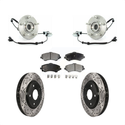 Kit de plaquettes de Rotor de frein, fente de perçage de roulement avant, pour Dodge Grand Caravan Chrysler