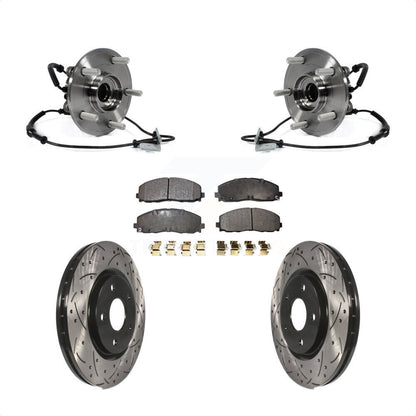 Kit de plaquettes de Rotor de frein, fente de perçage de roulement avant, pour Dodge Grand Caravan Chrysler