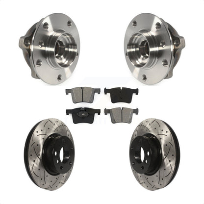 Ensemble de roulement de moyeu avant, Kit de plaquettes de Rotor de frein à fente percée pour BMW X3 X