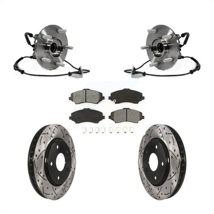 Kit de plaquettes de Rotor de frein, fente de perçage de roulement avant, pour Dodge Grand Caravan Chrysler