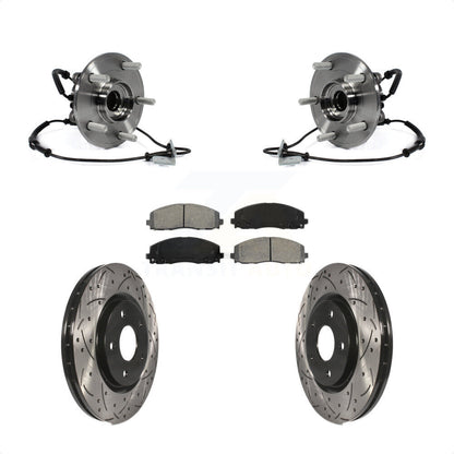 Kit de plaquettes de Rotor de frein, fente de perçage de roulement avant, pour Dodge Grand Caravan Chrysler