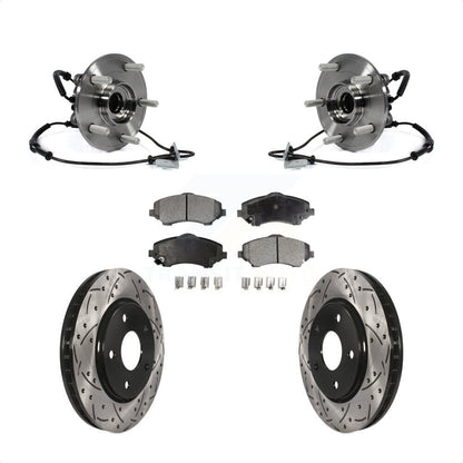 Kit de plaquettes de Rotor de frein, fente de perçage de roulement avant, pour Dodge Grand Caravan Chrysler
