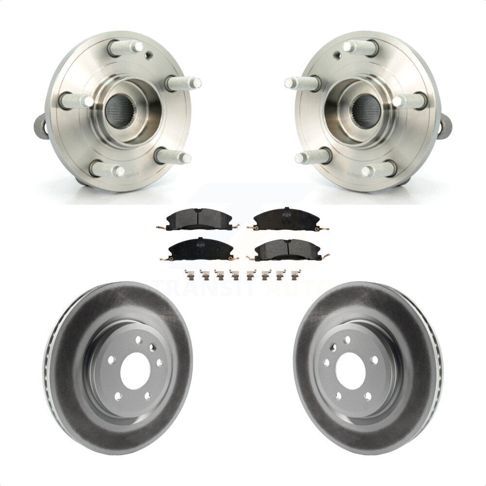 Kit de plaquettes de Rotor de frein, ensemble de roulements de moyeu avant, pour Ford Explorer Spor 2013