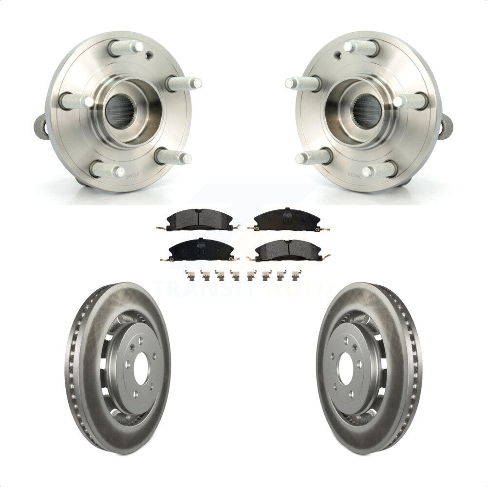 Kit de plaquettes de Rotor de frein, roulement de moyeu avant, pour Ford Explorer Police Intercepto