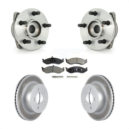 Kit de plaquettes de Rotor de frein enduit d'assemblage de roulement de moyeu avant pour Jeep Grand Wagoneer T