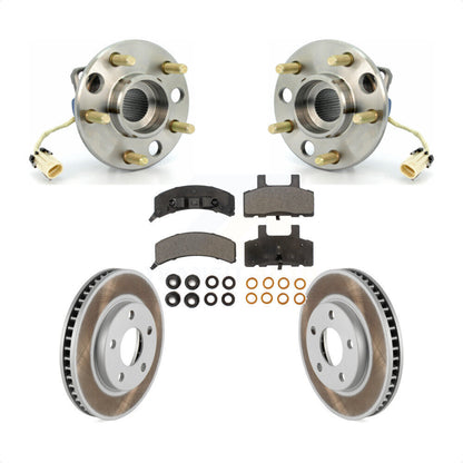 Kit de Rotor et de plaquettes de frein revêtus de roulement de moyeu avant, pour Cadillac DeVille Fleetwood 6