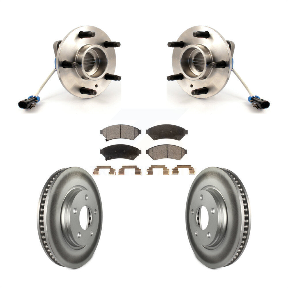 Kit de plaquettes de Rotor de frein, manteau de roulement de moyeu avant, pour Buick Pontiac LaCrosse Grand Pri