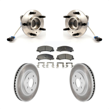 Kit de plaquettes de Rotor de frein enduites de roulement de moyeu avant, pour Chevrolet Impala Buick Lucern
