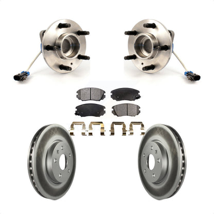 Ensemble de roulement de moyeu avant, Kit de plaquettes de Rotor de frein à disque revêtu pour Buick Allur 2010