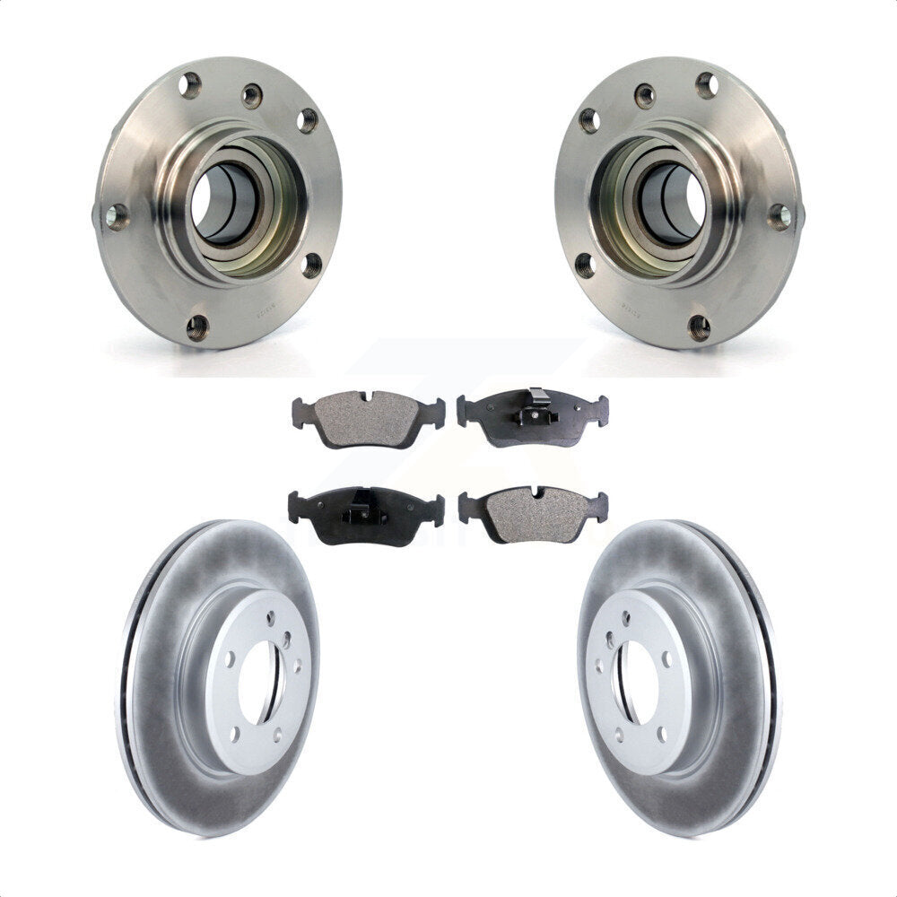 Kit de plaquettes de Rotor de frein enduites de roulement de moyeu avant, pour BMW Z4 325i 325Ci 320i Z3 328