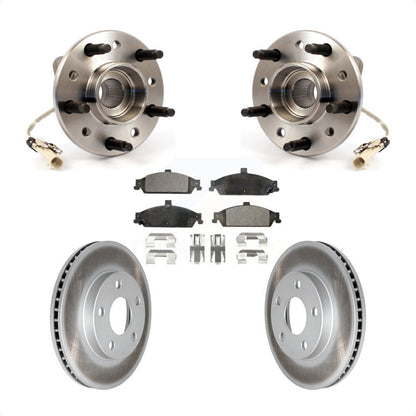 Kit de plaquettes de Rotor de frein, manteau de roulement de moyeu avant, pour Pontiac Grand Am Chevrolet Malib
