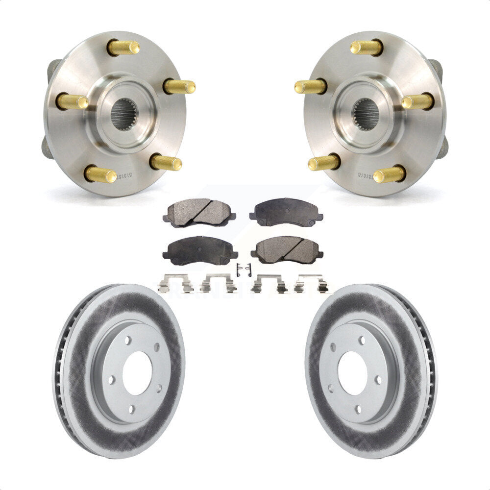 Kit de plaquettes de Rotor de frein, roulement de moyeu avant, pour Chrysler Sebring Mitsubishi Dodg