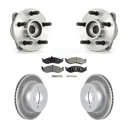Kit de plaquettes de Rotor de frein à disque enduit de roulement de moyeu avant pour Jeep Wrangler Cherokee T