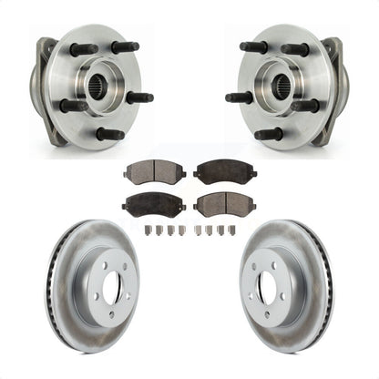 Kit de plaquettes de rotor de frein revêtues de roulement de moyeu avant, pour Jeep Liberty non AB 2002 – 2005