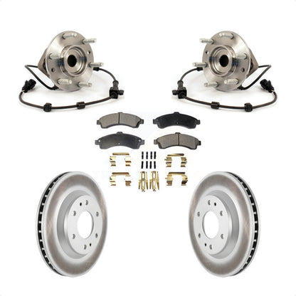 Kit de plaquettes de Rotor de frein enduit de roulement de moyeu avant, pour GMC envoyé Chevrolet Trailblaze