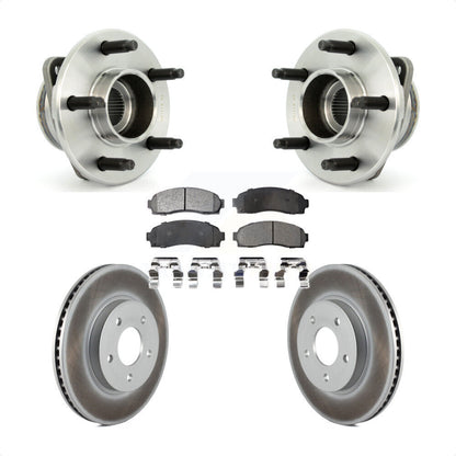 Kit de plaquettes de Rotor de frein à disque revêtu de roulement de moyeu avant, pour Saturn Vue Pontiac Torren