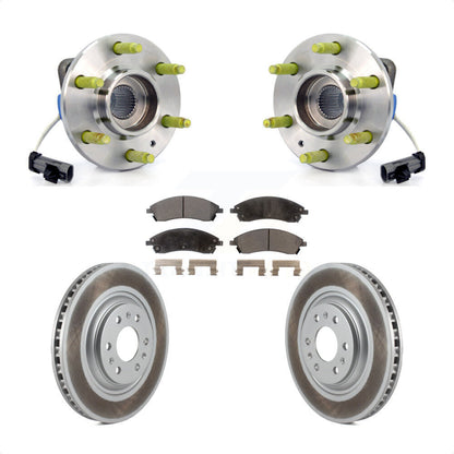 Kit de plaquettes de Rotor de frein à disque revêtu de roulement de moyeu avant, pour Cadillac SRX AW 2004 – 2009