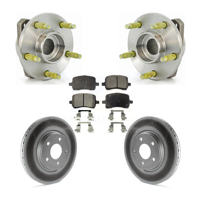 Kit de Rotor et de plaquettes de frein revêtus de roulement de moyeu avant, pour Chevrolet Malibu Pontiac G