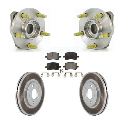 Kit de Rotor et de plaquettes de frein revêtus de roulement de moyeu avant, pour Chevrolet Malibu Pontiac G