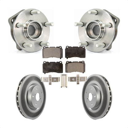 Kit de Rotor et plaquettes de frein revêtus de roulement de moyeu avant, pour Subaru WRX Limited Bas 2014