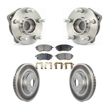 Kit de plaquettes de Rotor de frein enduites de roulement de moyeu avant, pour Subaru Outback Legacy Foreste