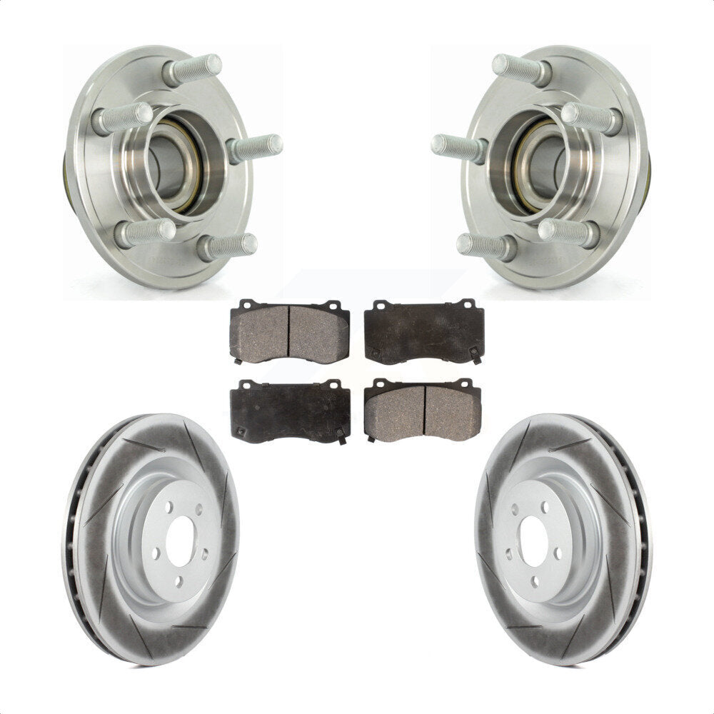 Kit de plaquettes de Rotor de frein, roulement de moyeu avant, pour Dodge Chrysler 300 Charger Magnu