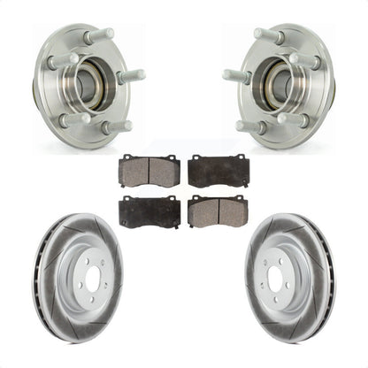 Kit de plaquettes de Rotor de frein, roulement de moyeu avant, pour Dodge Chrysler 300 Charger Magnu