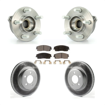 Kit de plaquettes de Rotor de frein, manteau de roulement de moyeu avant, pour Dodge Charger Chrysler 300 Magnu