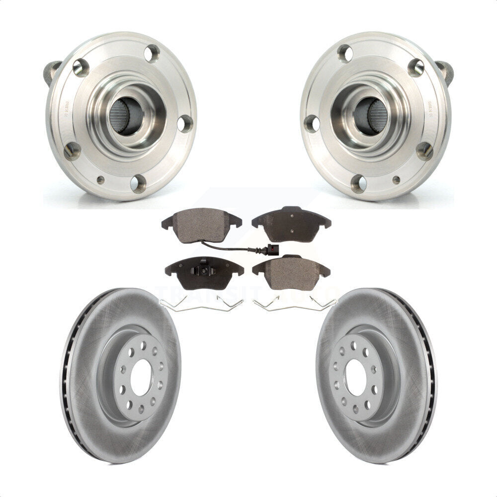 Kit de plaquettes de Rotor de frein, roulement de moyeu avant, pour Volkswagen Jetta Beetle Audi GT