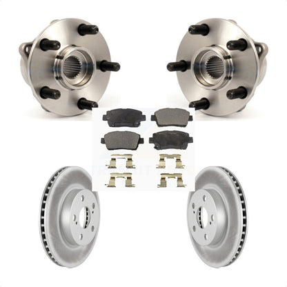 Ensemble de roulement de moyeu avant, Kit de plaquettes de Rotor de frein revêtues pour Toyota Priu 2004 – 2009