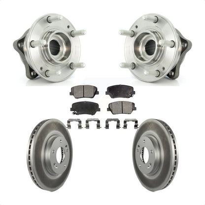 Kit de Rotor et plaquettes de frein revêtus de roulement de moyeu avant, pour Hyundai Santa Fe Kia Sorent