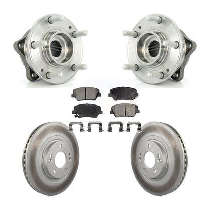 Kit de plaquettes de Rotor de frein à disque revêtu de roulement de moyeu avant, pour Hyundai Santa Fe Sport Ki