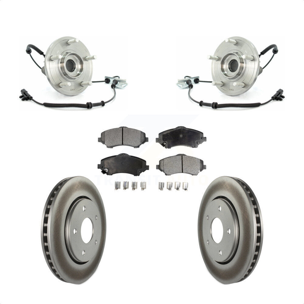 Kit de plaquettes de Rotor de frein, manteau de roulement de moyeu avant, pour Dodge Grand Caravan Chrysler Tow