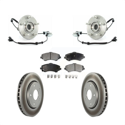 Kit de plaquettes de Rotor de frein, manteau de roulement de moyeu avant, pour Dodge Grand Caravan Chrysler Tow